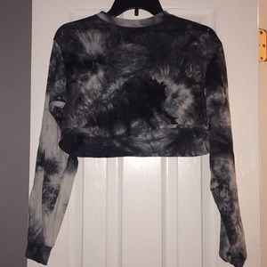 Tie die crop top